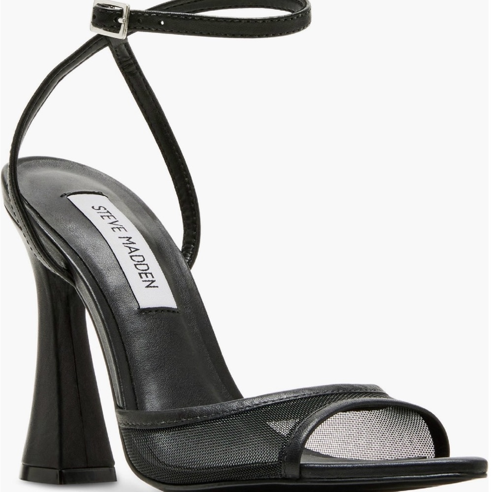 Steve Madden Elegant Black Strappy Heels